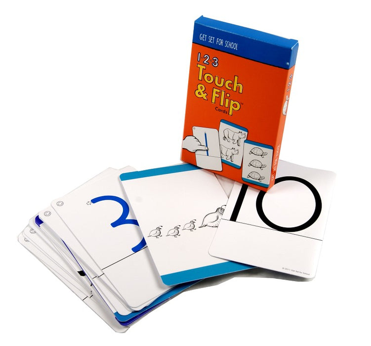 1-2-3 Touch & Flip Cards  - Handwriting Without Tears Programme