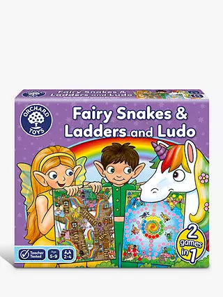 Fairy Snakes & Ladders and Ludo Board Game - AVAILABLE END JUNE