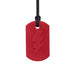Ark's Lightning Bolt Bite Chew Necklace - XT (Dark Red) chewy necklace