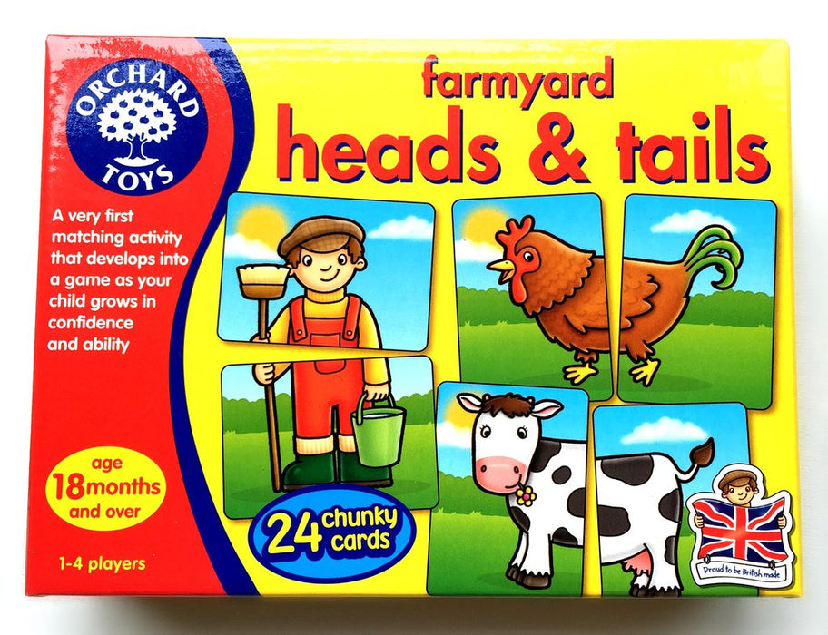 Farmyard Heads & Tails (24 Pieces)