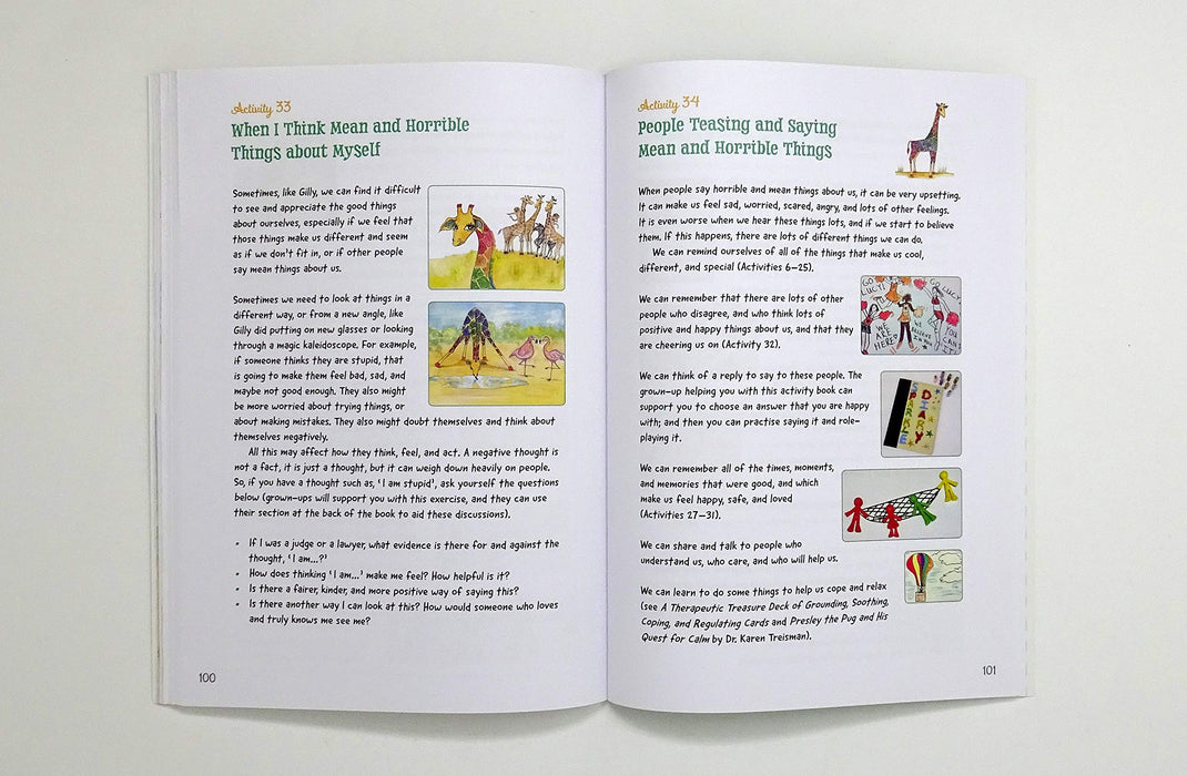 Gilly the Giraffe Self-Esteem Activity Book: A Therapeutic Story with Creative Activities