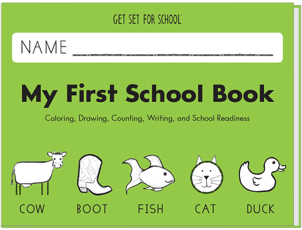 Student Workbook - Pre K (My First School Book) - Handwriting Without Tears Programme - Available Mid May