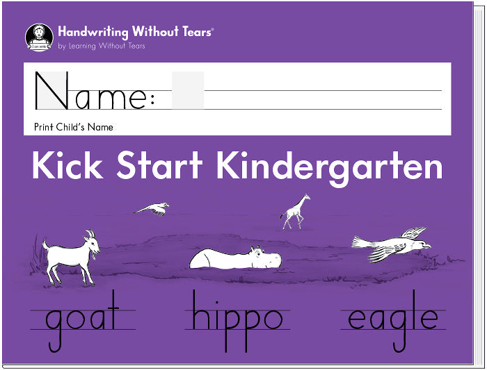 Student Workbook - Kick Start Kindergarten - Handwriting Without Tears Programme
