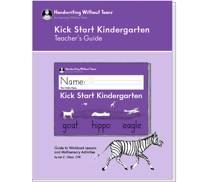 Teacher's Guide Kick Start Kindergarten   Handwriting without tears programme