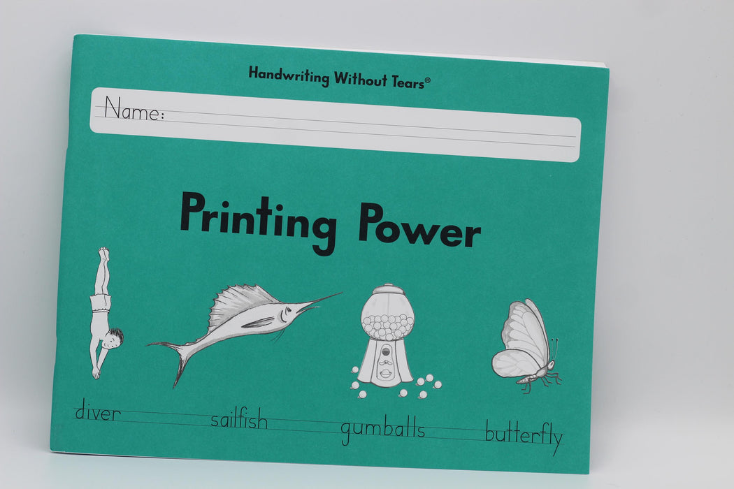 Student Workbook - 2nd Grade (Printing Power) - Handwriting Without Tears Programme