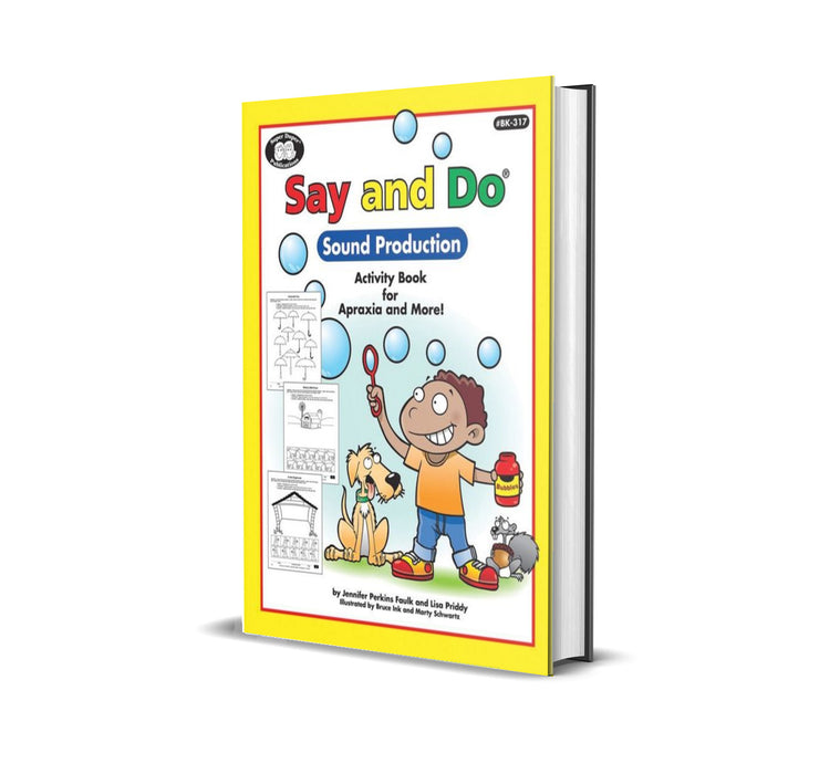 Say and Do Sound Production Flip Book and Activities-Available End of April