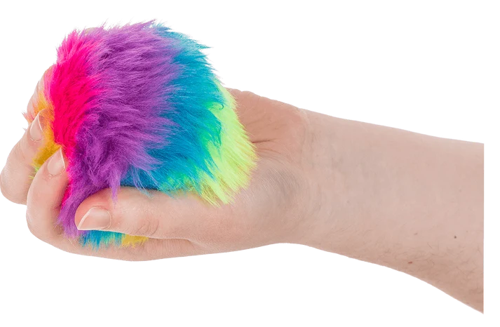 Plush Squishy Rainbow Ball