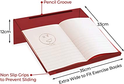 Writing Slope - Acrylic - Red - 35 cm wide