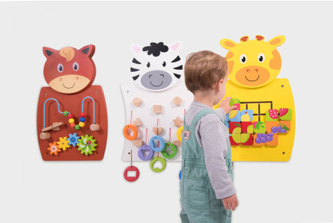 Animals Activity Wall Panels - Set of 3