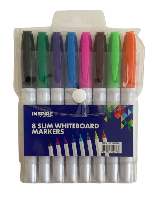 Coloured Whiteboard Marker - 8pk