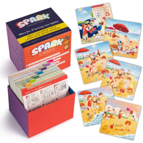 Spark Sequence & Storytelling Cards for Speech Therapy Set 1