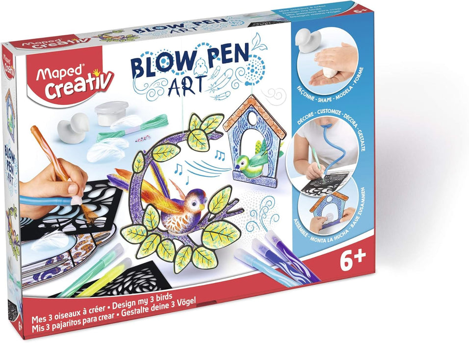 Blow Pen Art - Little Bird - Maped Creativ