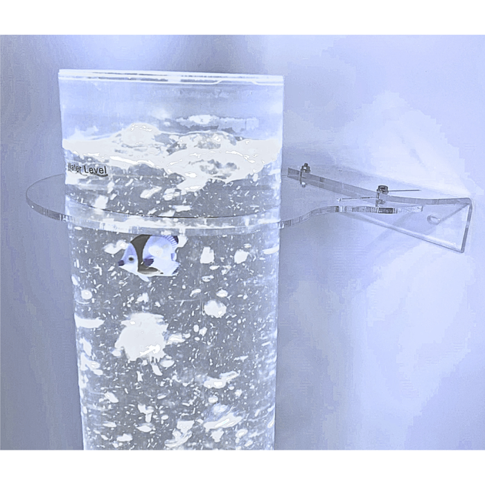 Bubble Tube Bracket in Clear Acrylic  15 cm