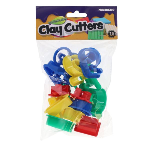 Clay Cutters - Numbers - 15 pcs