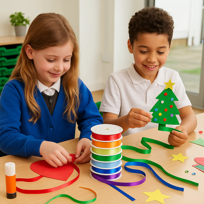 Classmates Satin Ribbon Spools - Pack of 16