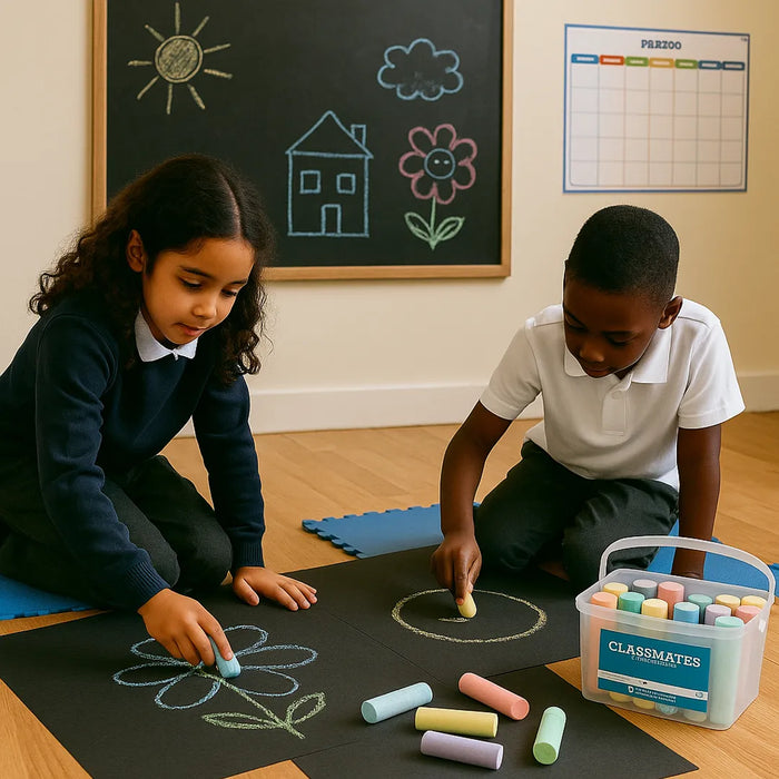 Classmates Jumbo Sidewalk Chalk - Pack of 52