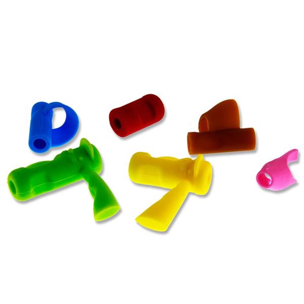 Clever Kidz Pencil Grips Pkt of 6 Assorted