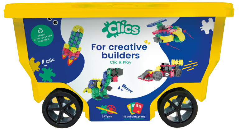 Clics Rollerbox 377 pcs + 15 Plans