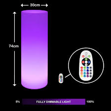 Colour Changing Cylinder 75 cm