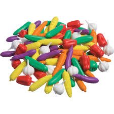 Counters - Vegetables - 144 pcs