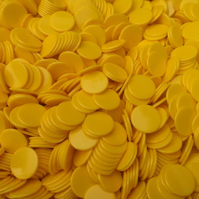 Counters - Yellow 22mm - 100 pcs