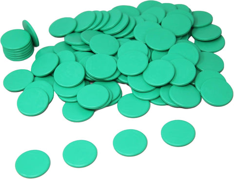 Counters - Green - 22mm - 100 pcs