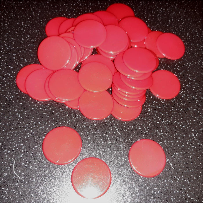 Counters - Red - 22mm - 100 pcs