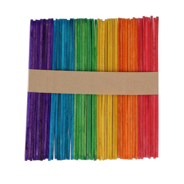 Crafty Bitz - Lollipop Sticks - 1000 Assorted Colours