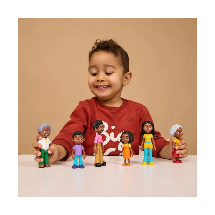 Dark-Skinned Family - Set of 8 pieces