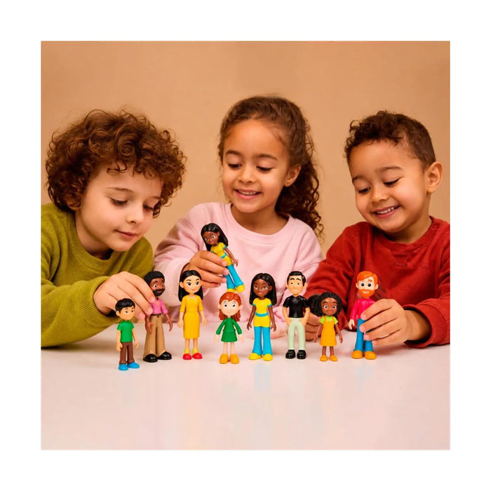 Diverse Family - Set of 3 x 3 Multicultural Families