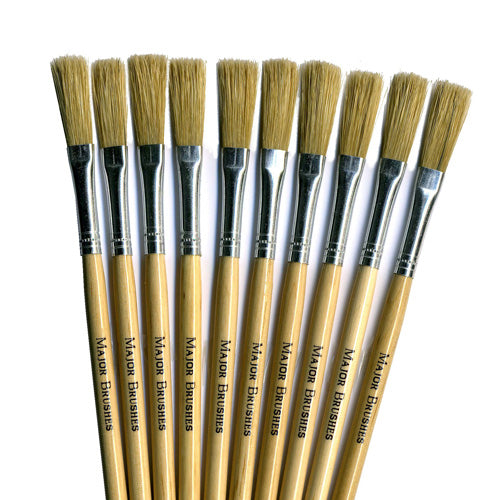 Dowel Handle Paste Brushes - Pack of 10