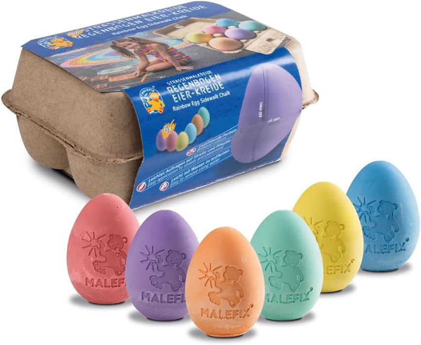 Egg Chalks Rainbow Colours Malefix