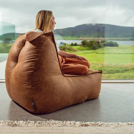 Elephant Lussa Lounger Bean Bag - Brown (O)