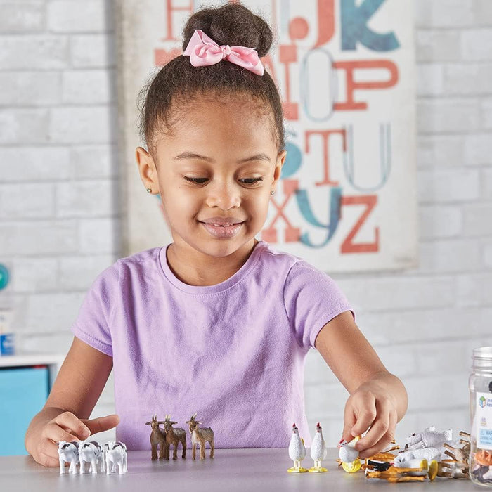 Farm Animal Counters Tub ( Set of 60)