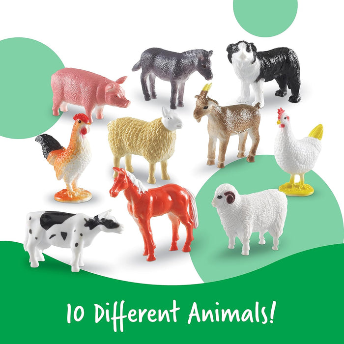 Farm Animal Counters Tub ( Set of 60)