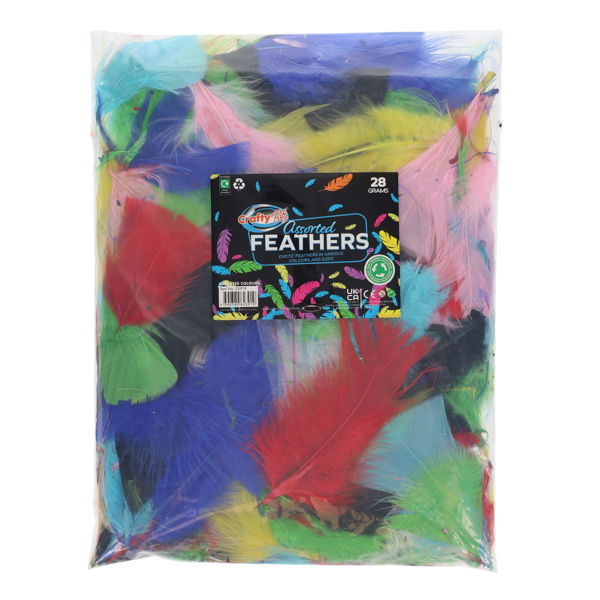 Feathers - assorted 28 grs