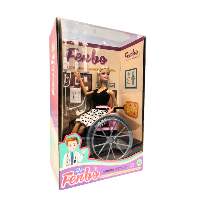 FENBO Doll in Wheelchair