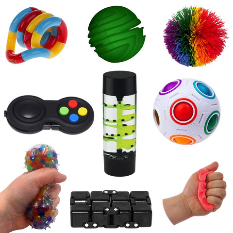 Fidget Box - 9 Piece Sensory Toy Kit