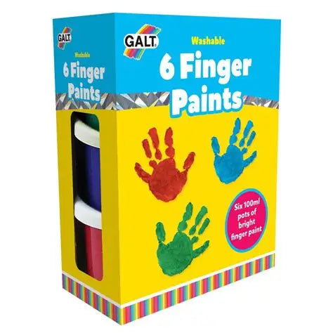 Finger Paints Washable - Pack of 6