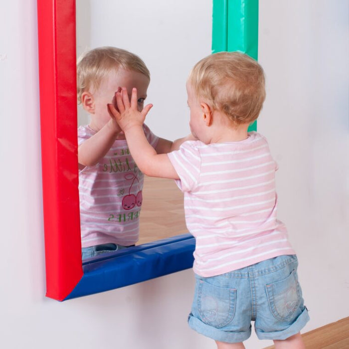 Flat Mirror - Soft Multi-Colour Frame - 550 x 750mm