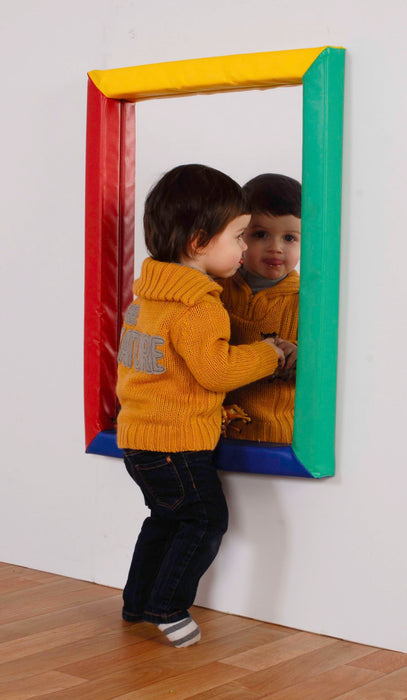 Flat Mirror - Soft Multi-Colour Frame - 550 x 750mm