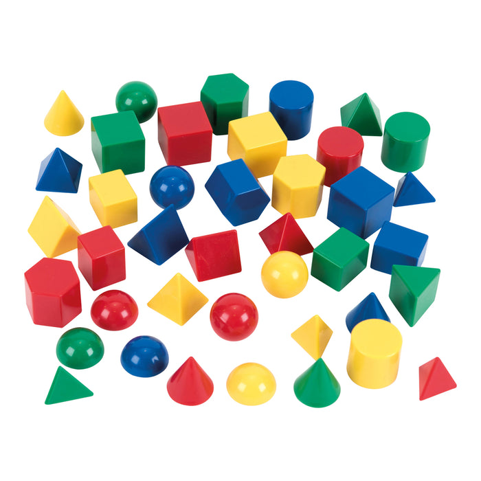 Geometric Solid Shapes 40pk