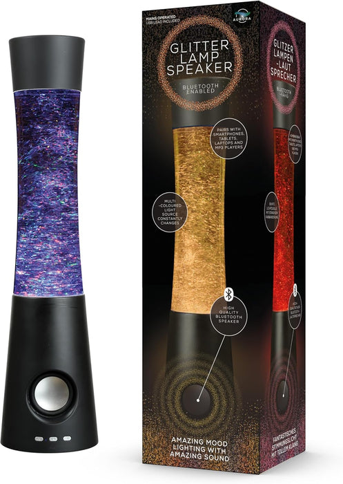 Glitter Lamp with Bluetooth Speaker