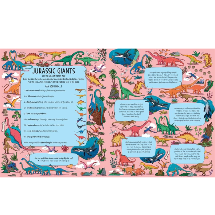 Jurassic Giants Great Big Dinosaur Search Book