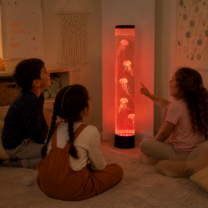 Jelly Fish Aquarium Table Lamp 70 cm
