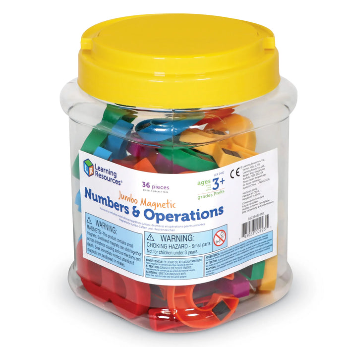 Jumbo Magnetic Numbers/Operations - Set of 36