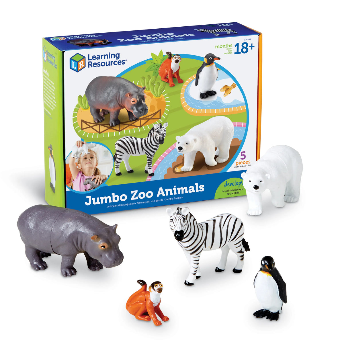 Jumbo Zoo Animals — Thinking Toys