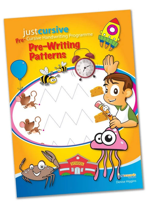Just Cursive Handwriting Pre-Writing Patterns