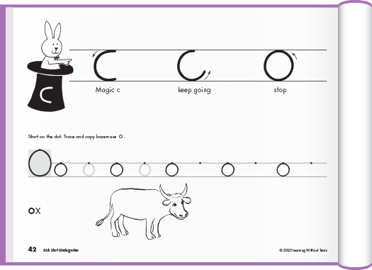 Student Workbook - Kick Start Kindergarten - Handwriting Without Tears Programme - 2025 Edition