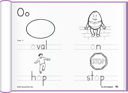 Student Workbook - Kick Start Kindergarten - Handwriting Without Tears Programme - 2025 Edition